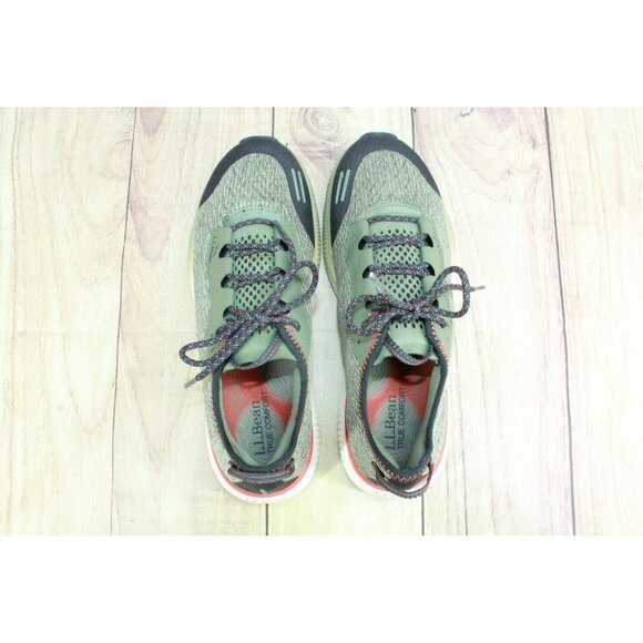 LL Bean Dirigo Green Mesh Lace Up Lightweight Comfort Sneaker Shoes Size 10 M - Picture 7 of 9